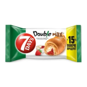 7 Days Croissant Double Cream Vanilla & Strawberry 92g