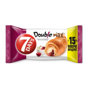 7 Days Croissant Double Cream Vanilla & Cherry 92g