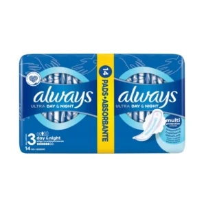 Always Ultra Day&Night Sanitary Pads with Wings size 3, 14 pcs