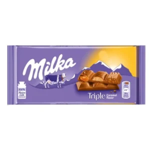 Milka Chocolate Triple Caramel 90g