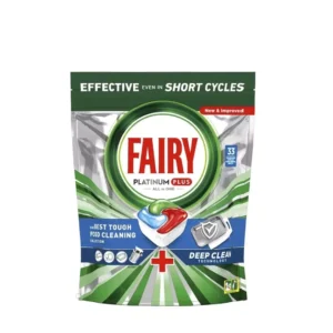 Fairy Platinum Plus Dishwasher Capsules Lemon 33pcs