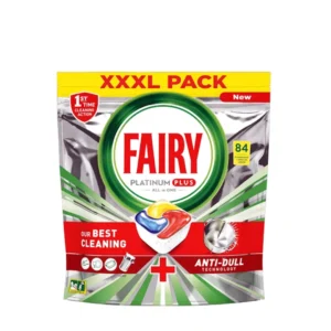 Fairy Platinum Plus Dishwasher Capsules Lemon 84pcs