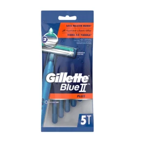 Gillette Blue II Plus Disposable Razor 5pcs