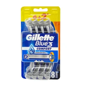 Gillette Blue3 Comfort Disposable Razor 8pcs