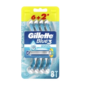 Gillette Blue3 Cool Disposable Razor 8pcs