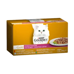 Gourmet Gold Wet Food Beef and Chicken 4x85g