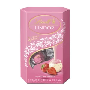 Lindt Lindor Pralines Strawberry & Cream 200g
