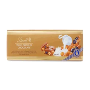 Lindt Swiss Premium Milk Chocolate & Nuts 300g