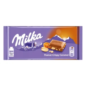 Milka Czekolada Peanuts & Crispy Caramel 90g