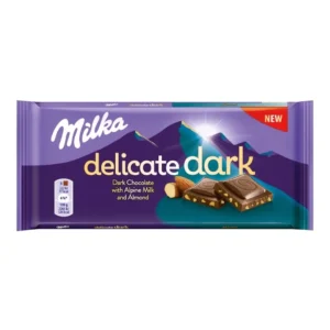 Milka Chocolate Dark Almond 85g