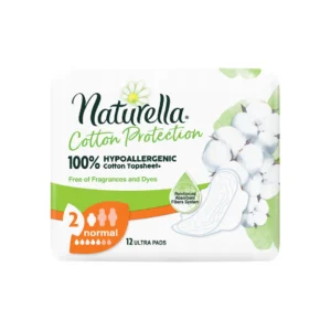 Naturella Cotton Protection Normal Pads with Wings 12 pcs