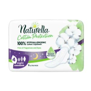 Naturella Cotton Protection Ultra Night Sanitary Pads with Wings 9pcs