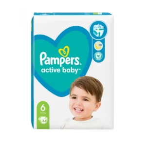 Pampers Active Baby Diapers size 6, 44pcs