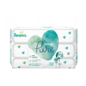 Pampers Aqua Pure Wipes 3x48pcs