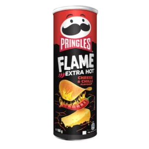 Pringles Flame Spicy Cheese & Chilli Chips 160g
