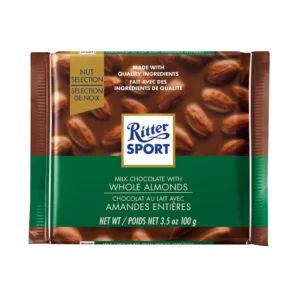 Ritter Sport Chocolate Whole Almonds 100g