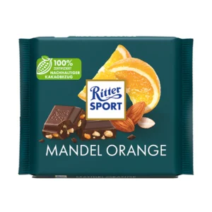 Ritter Sport Chocolate Almonds & Oranges 100g